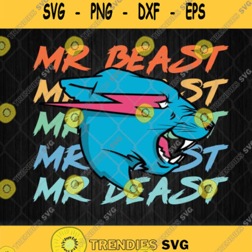 Mr Gaming Beast Game Vintage Retro Svg