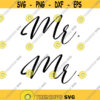 Mr. and Mr. Bundle Decal Files cut files for cricut svg and DXF Design 215