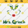 Mrs Grinch Svg Christmas Svg Merry Christmas Clipart Png Dxf Eps