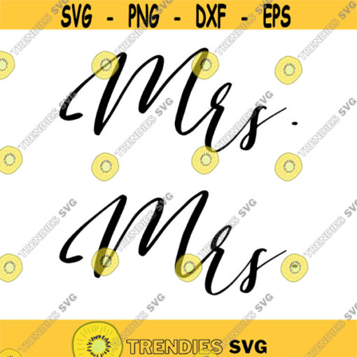 Mrs. Mrs. Decal Files cut files for cricut svg and DXF Design 214