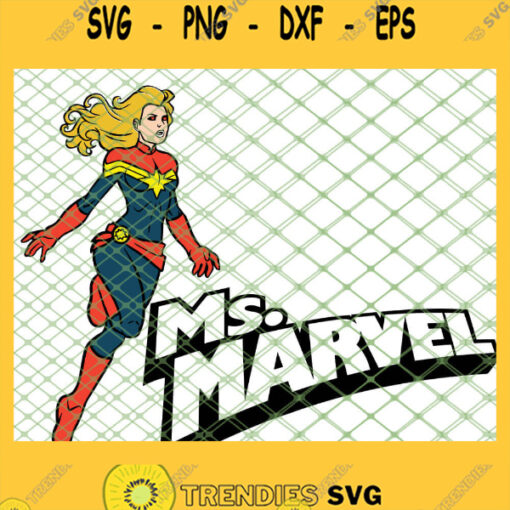 Ms Marvel SVG PNG DXF EPS 1