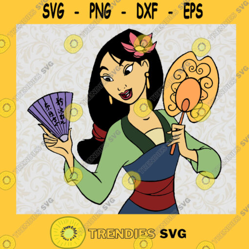 Mulan svg Princess Mulan svg Fairy Tale Princess svg Cartoon svg Mulan clipart Svg File For Cricut