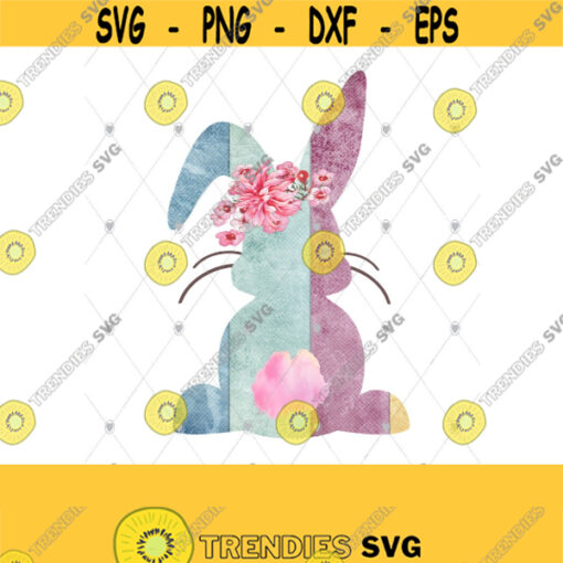 Multi Color Easter Design Easter Sublimation Multi Color Bunny Clipart Easter PNG Design Easter Sublimation Clipart