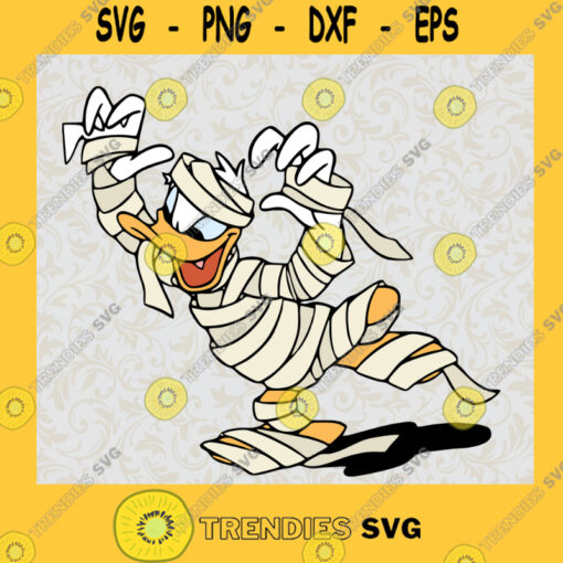 Mummy Donald Duck Embroidery Design SVG