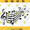 Music Notes SVG Files For Cricut Silhouette Clipart Treble bass clef SVG Image Musical notes SVG Eps Png Dxf Clip Art music png Design 102