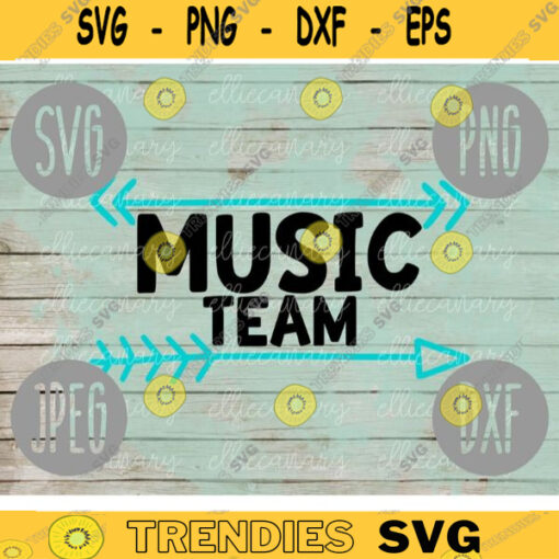 Music Team svg png jpeg dxf cut file Commercial Use SVG Back to School Teacher Appreciation Faculty Squad Group Gift Elementary Band 1217