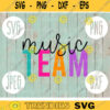 Music Team svg png jpeg dxf cutting file Commercial Use SVG Cut File Back to School Teacher Appreciation Faculty Squad Group 1504