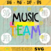 Music Team svg png jpeg dxf cutting file Commercial Use SVG Cut File Back to School Teacher Appreciation Faculty Squad Group 1720