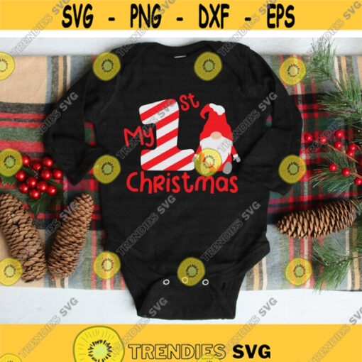 My 1st Christmas svg My First Christmas svg Christmas svg Merry Christmas svg Gnome svg dxf png Cut File Christmas Shirt Download Design 1158.jpg