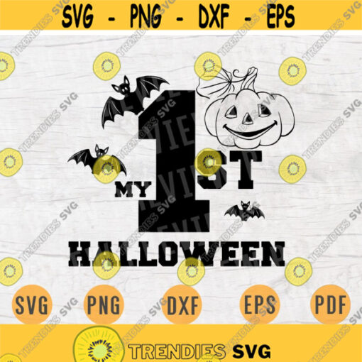 My 1st Halloween First SVG Nursery Quotes Cricut Cut Files Newborn INSTANT DOWNLOAD Cameo Svg Dxf Eps Png Pdf Svg Nursery Iron On Shirt n674 Design 806.jpg