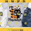My 1st Halloween Svg Cute Black Cat Svg Boy Halloween Svg Dxf Eps Png Cat With Pumpkin Svg Baby Svg Kids Cut Files Silhouette Cricut Design 914 .jpg