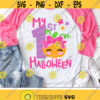 My 1st Halloween Svg Girl Halloween Svg Dxf Eps Png Cute Pumpkin Svg Baby Svg Girls Clipart Kids Cut Files Fall Silhouette Cricut Design 1015 .jpg