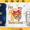 My 1st Thanksgiving Svg Girl Turkey Svg Girls Thanksgiving Svg Dxf Eps Png Baby Cut File Newborn Svg Fall Clipart Silhouette Cricut Design 270 .jpg