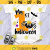 My 1st halloween SVG My First halloween girl SVG Spider girl SVG Halloween kids