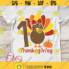My 1st thanksgiving SVG Girl Turkey My first thanksgiving SVF Thanksgiving girl shirt cut files