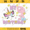My 3rd Birthday Svg Its my Birthday Svg Birthday Girl Svg Unicorn Birthday Svg Rainbow Horn Unicorn Birthday Shirt Svg SVG For Cricut 523 copy