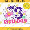 My 3rd Birthday Svg Its my Birthday Svg Unicorn Birthday Svg Birthday Girl Svg Rainbow Horn Unicorn Birthday Shirt Svg Design 78 .jpg