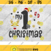 My First Cristmas svg My 1st Cristmas svg First Cristmas svg baby Cristmas svg Svg files for cricut cut file dxf png eps vector Design 180