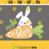 My First Easter SVG. Cute Baby Shirt Easter Bunny with Carrot PNG Clipart. Toddler Easter Bunnies Cut Files Vector DXF for Cutting Machine Design 328
