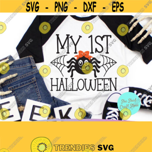 My First Halloween Baby Halloween Svg Halloween Shirt Svg Trick or Treat Svg Commercial Use Svg Dxf Eps Png Silhouette Cricut Digital Design 851