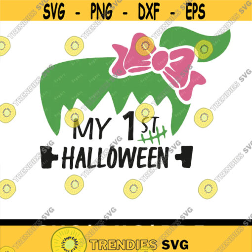 My First Halloween SVG PNG PDF Cricut Silhouette Cricut svg Silhouette svg My 1st Halloween Halloween svg Kids Halloween svg Design 2864