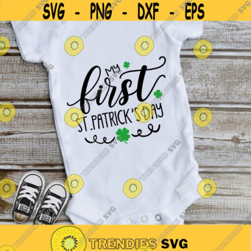 My First St. Patricks Day SVG Baby St. Patricks SVG St.Patricks SVG Digital cut files Sublimation Clipart
