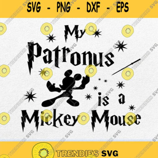 My Patronus Is A Mickey Mouse Svg Png
