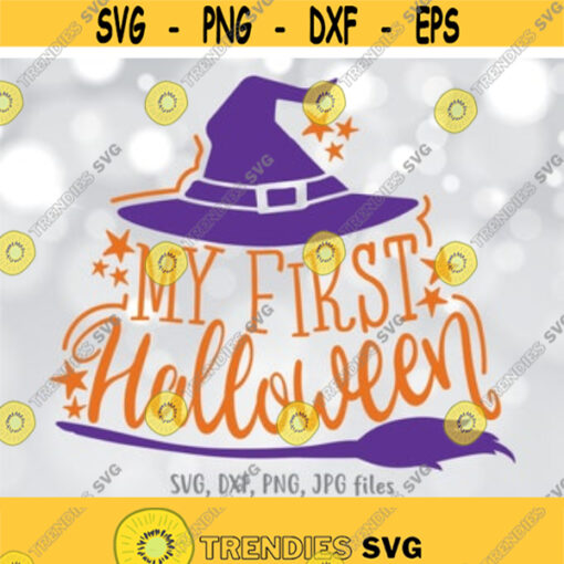 My first Halloween svg 1st Halloween svg My 1st Halloween Baby Halloween svg Baby Onesie svg Girl Boy First Halloween Cricut Silhouette Design 1007