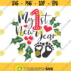 My first new year svg baby svg new year svg png dxf Cutting files Cricut Funny Cute svg designs print for t shirt quote svg Design 810