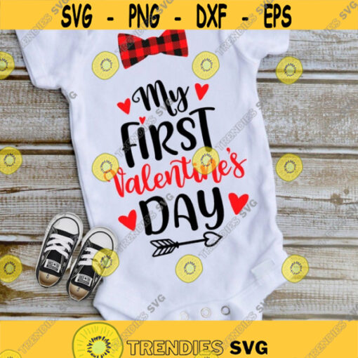 My first valentines day boy SVG Boy Valentine SVG 1st valentines boy baby first valentines