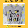 My heart is on that field svgSoftball Mom svgSoftball mama svgSoftball shirt svgSoftball ball svgSoftball cut fileSoftball svg cricut