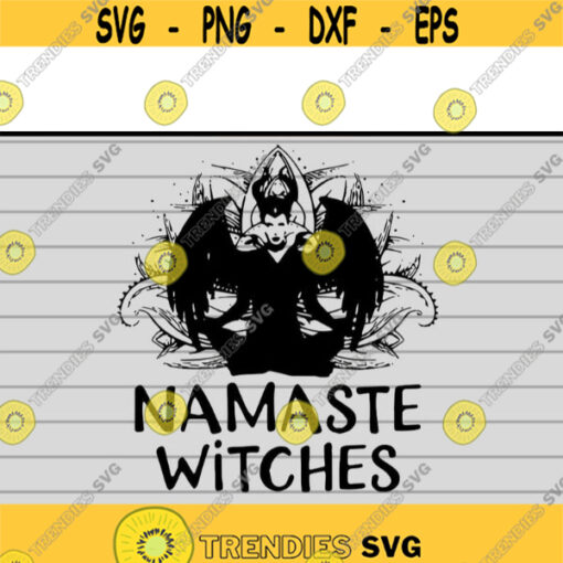 Namaste Witches svg Halloween svg files for cricutDesign 175 .jpg