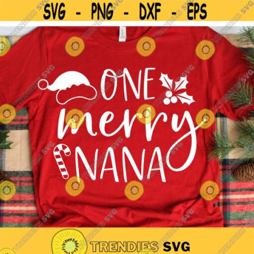 Nana Christmas Svg Nana Claus Svg Grandma Christmas Svg Buffalo Plaid Santa Hat Christmas Shirt Svg Funny Svg File for Cricut Png