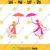 Nanny Umbrella Fairytale Cuttable Design SVG PNG DXF eps Designs Cameo File Silhouette Design 1717