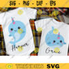 Narwhal SVG DXF Files Cute Baby Narwhal svg dxf for Cricut Summer Whale Unicorn Baby Unicorn Whale svg dxf Cut File copy