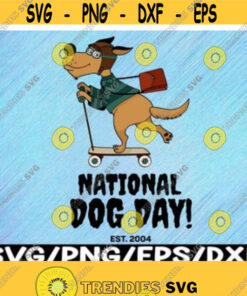 National Dog Day Svg Design 248