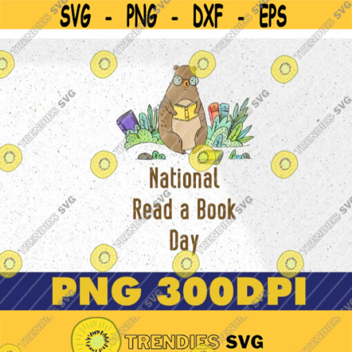 National Read a Book Day PNG Design 312
