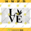 Nature Clipart Word Love in NY NY Style Format with Marijuana Leaf as Letter 0 Cannabis Weed Pot Digital Download svg png Design 683