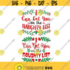 Naughty list I can get Christmas Cuttable Design SVG PNG DXF eps Designs Cameo File Silhouette Design 1709