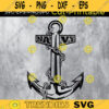 Navy Anchor svg Ancho and chain svg US Navy Anchor Military svg anchor sailor svgfisher mansailor SVG for Cut Design 24