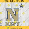 Navy Athletics Navy Athletics Logo SVG png ai eps dxf files for Auto and Vinyl Decals T shirts CNC Cricut and other cut projects Design 160