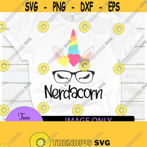 Nerdacorn. Nerdy unicorn. Unicorn with glasses. Funny unicorn. Smart unicorn. Design 1052