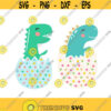 New Born Baby Dinosaur Hatching Egg Cuttable Design SVG PNG DXF eps Designs Cameo File Silhouette Design 821