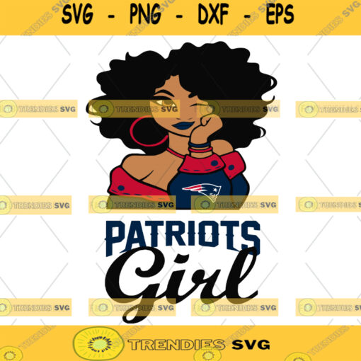 New England Patriots Girl NFL Svg Girl Nfl Sport Sport Svg Girl Cut File Silhouette Svg Cutting Files Download Instant BaseBall Svg Football Svg HockeyTeam