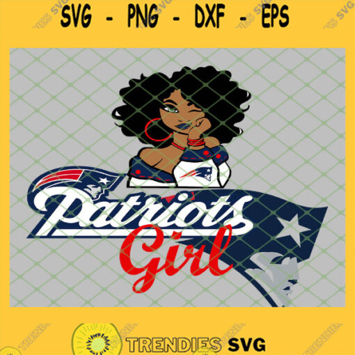 New England Patriots Girl SVG PNG DXF EPS 1