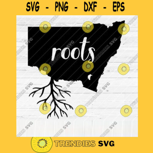 New South Wales Roots SVG Home Native Map Vector SVG Design for Cutting Machine Cut Files for Cricut Silhouette Png Pdf Eps Dxf SVG