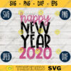 New Year SVG Happy New Year 2020 svg png jpeg dxf Silhouette Cricut Vinyl Cut File Winter Holiday Shirt Small Business 2061