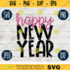 New Year SVG Happy New Year 2020 svg png jpeg dxf Silhouette Cricut Vinyl Cut File Winter Holiday Shirt Small Business 2071