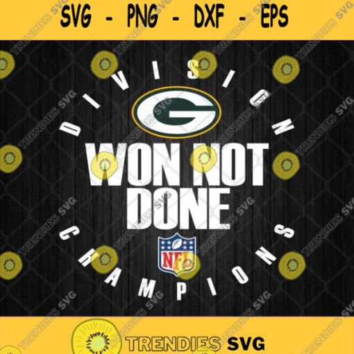 Nfl Playoffs 2020 Won Not Done Division Champions Green Bay Packers Svg