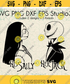 Nightmare Before Christmas SVG Cut Files Her Jack His Sally Couples Design Halloween SVG Digital Download svg dxf png eps studio3Design 37.jpg